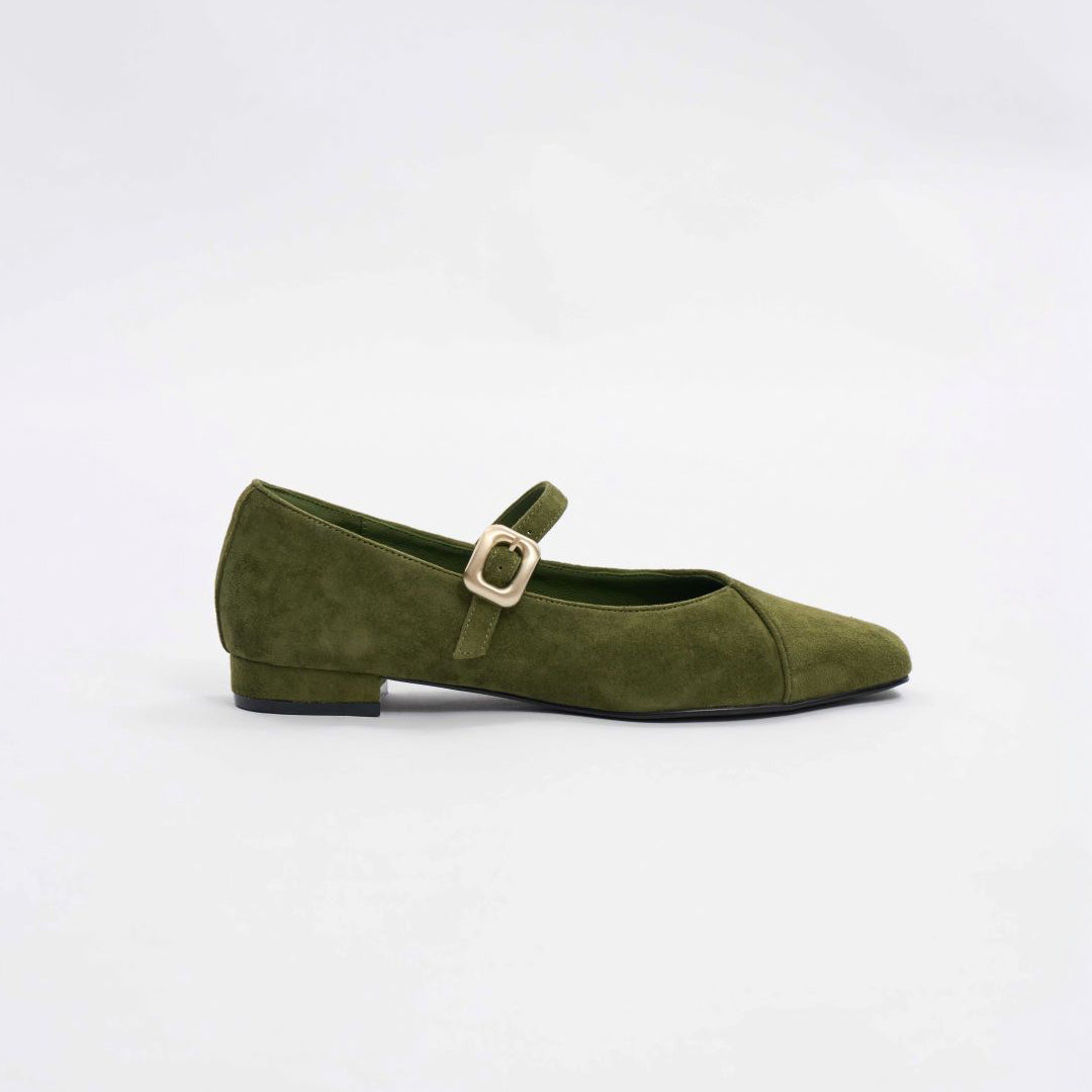 Aura Mary Jane - Olive